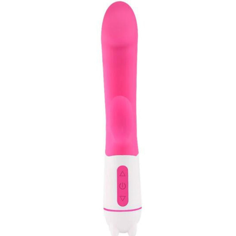 ARMONY - VIBRATORE FELICE E STIMOLATORE FUCSIA RICARICABILE