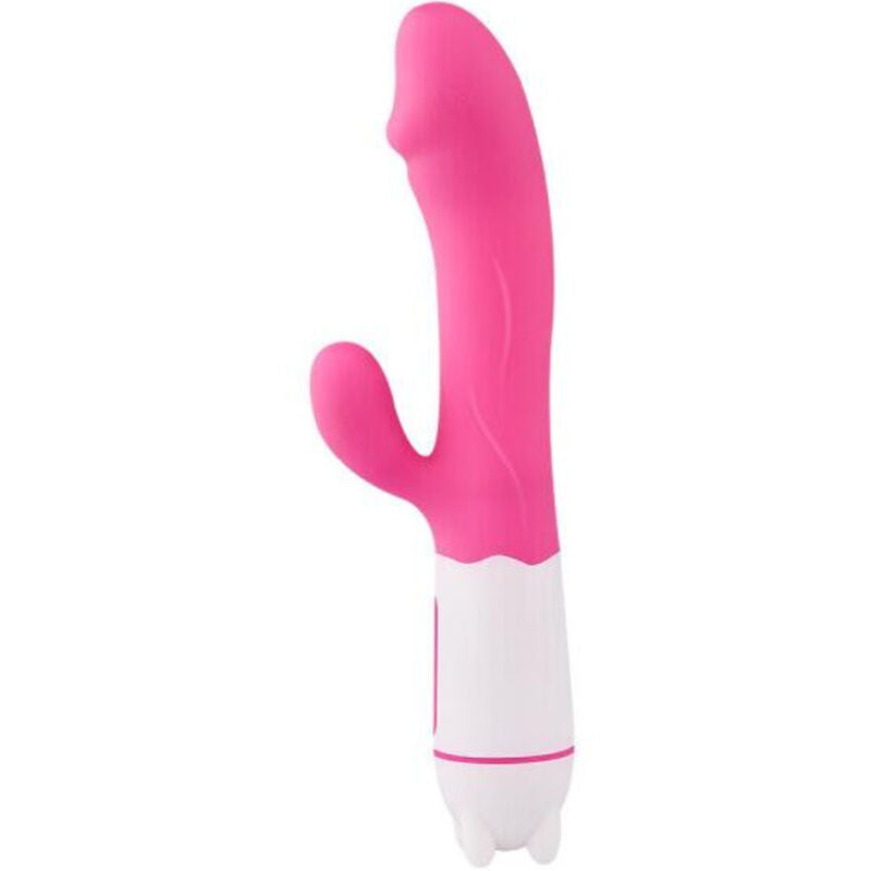 ARMONY - VIBRATORE FELICE E STIMOLATORE FUCSIA RICARICABILE