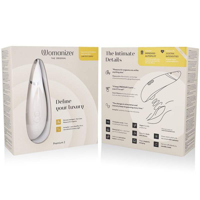 WOMANIZER - STIMOLATORE CLITORIDEO PREMIUM 2 GRIGIO CALDO