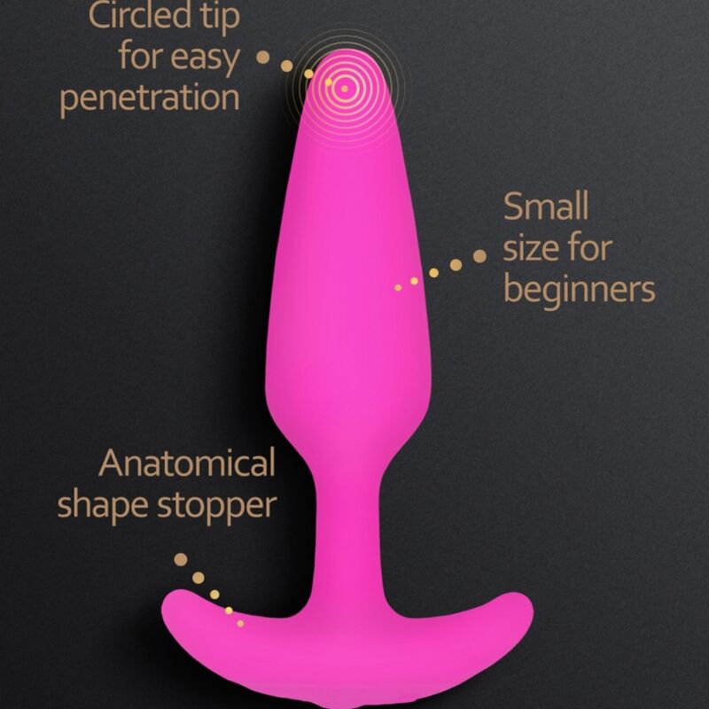 G-VIBE - GPLUG VIBRATOR PLUG ANAL XS FUCHSIA