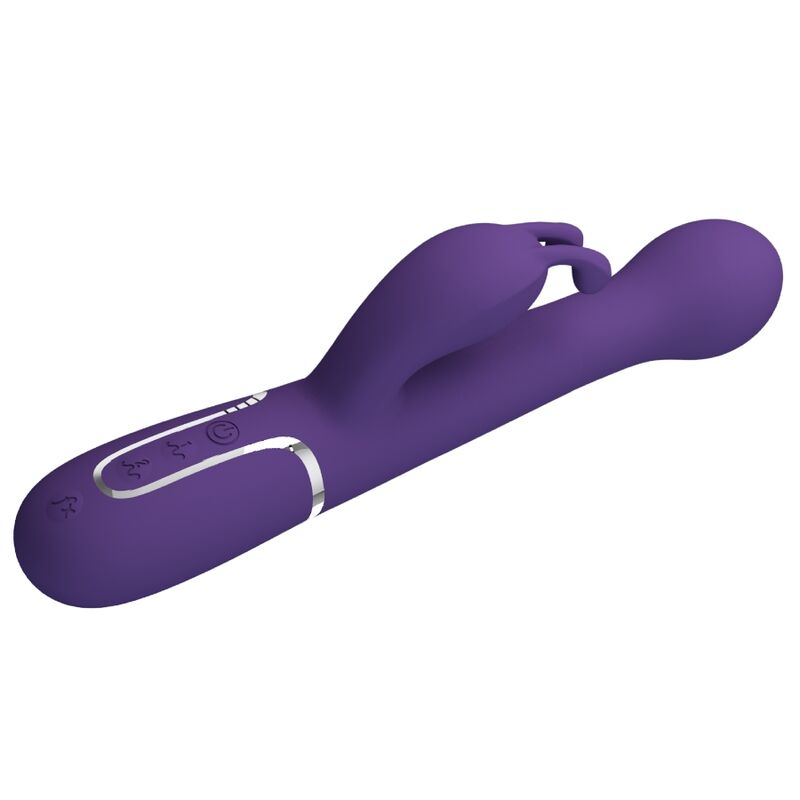 PRETTY LOVE - DEJON VIBRATORE CONIGLIO 3 IN 1 MULTIFUNZIONE VIOLA