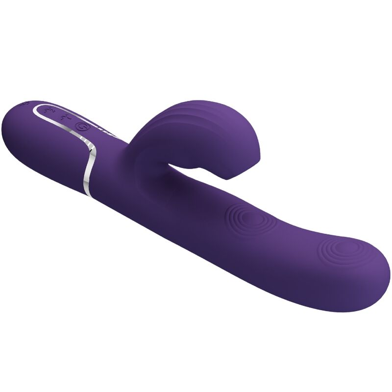 PRETTY LOVE - PERLITA VIBRATORE PUNTO G 3 IN 1 MULTIFUNZIONE VIOLA