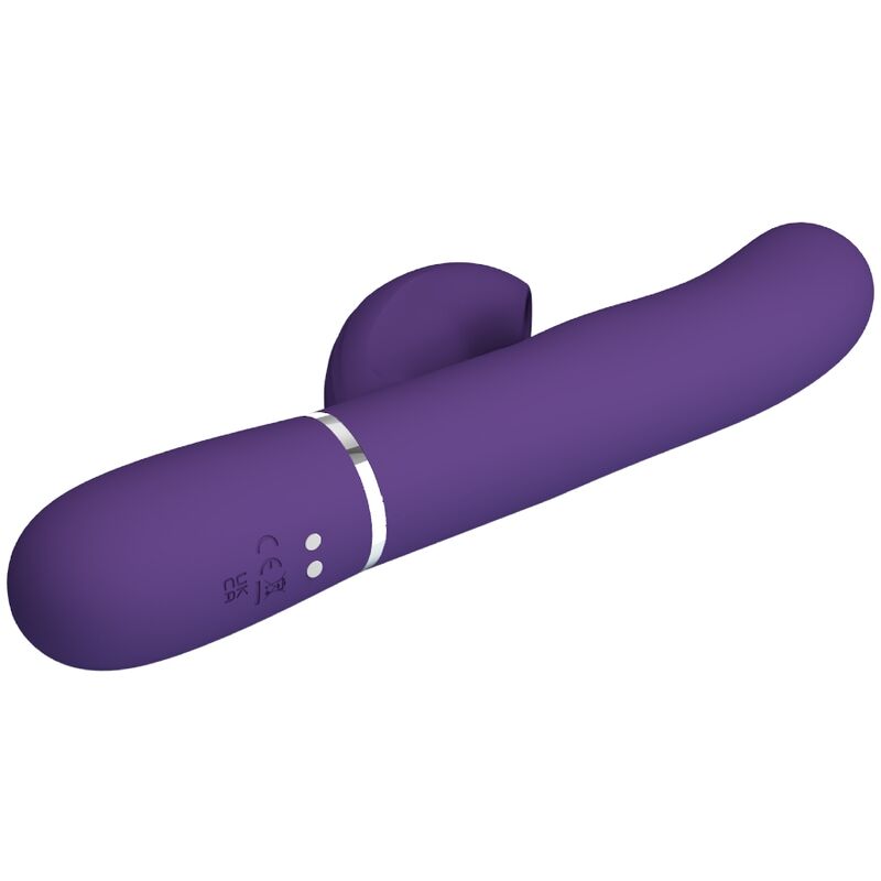 PRETTY LOVE - PERLITA VIBRATORE PUNTO G 3 IN 1 MULTIFUNZIONE VIOLA