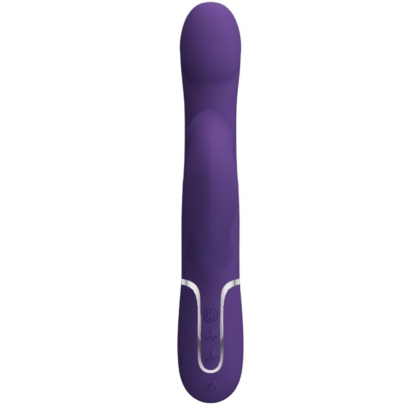 PRETTY LOVE - VIBRATORE CONIGLIO ZALIN PERLE 4 IN 1 VIOLA