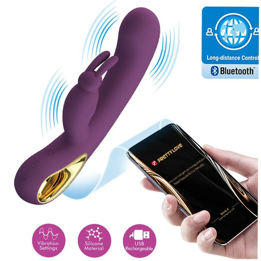 PRETTY LOVE - LIAM RABBIT VIBRATOR &amp; G-SPOT-STIMULATOR LILA