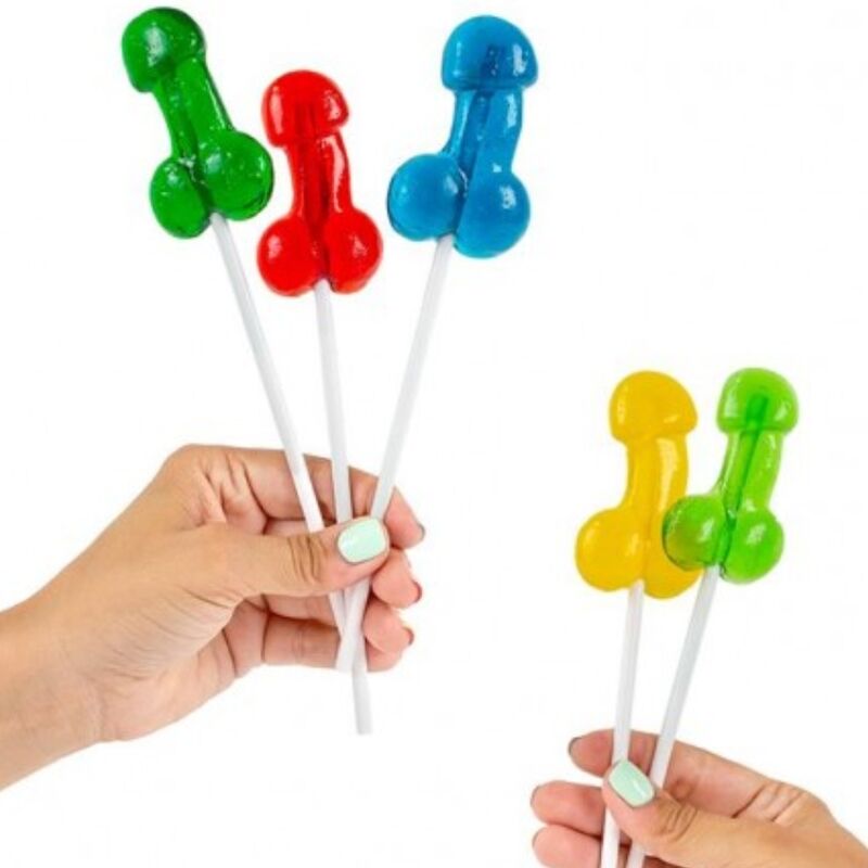 SECRETPLAY - DISPLAY ASSORTMENT PENIS LOLLIPOPS WITH ALCOHOL 40 UNITS