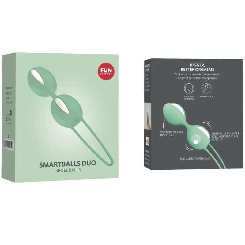 FUN FACTORY - SMARTBALLS DUO PALLINE PELVICHE BIANCO / VERDE PISTACCHIO