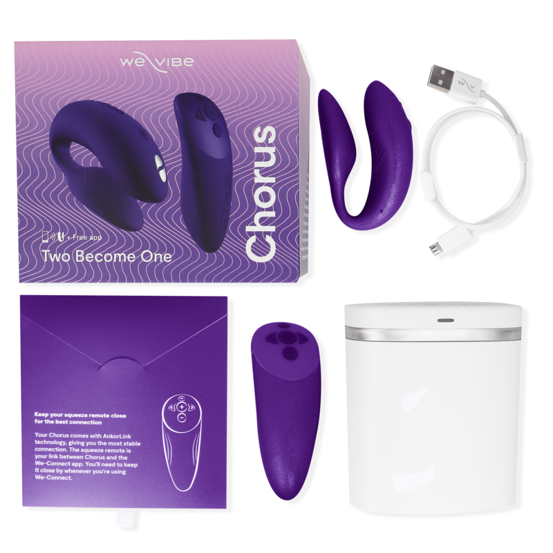 WE-VIBE - VIBRATORE CHORUS PER COPPIE CON CONTROLLO SQUEEZE LILLA