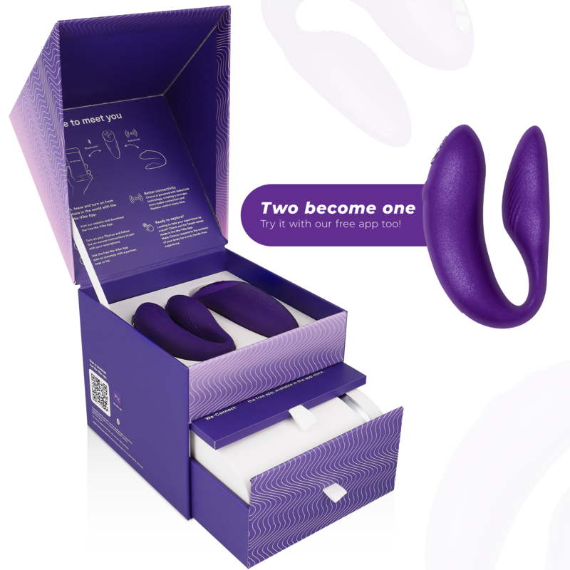 WE-VIBE - VIBRATORE CHORUS PER COPPIE CON CONTROLLO SQUEEZE LILLA