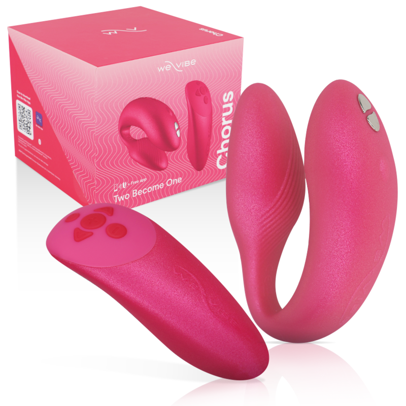 WE-VIBE - VIBRATORE CHORUS PER COPPIE CON CONTROLLO SQUEEZE ROSA