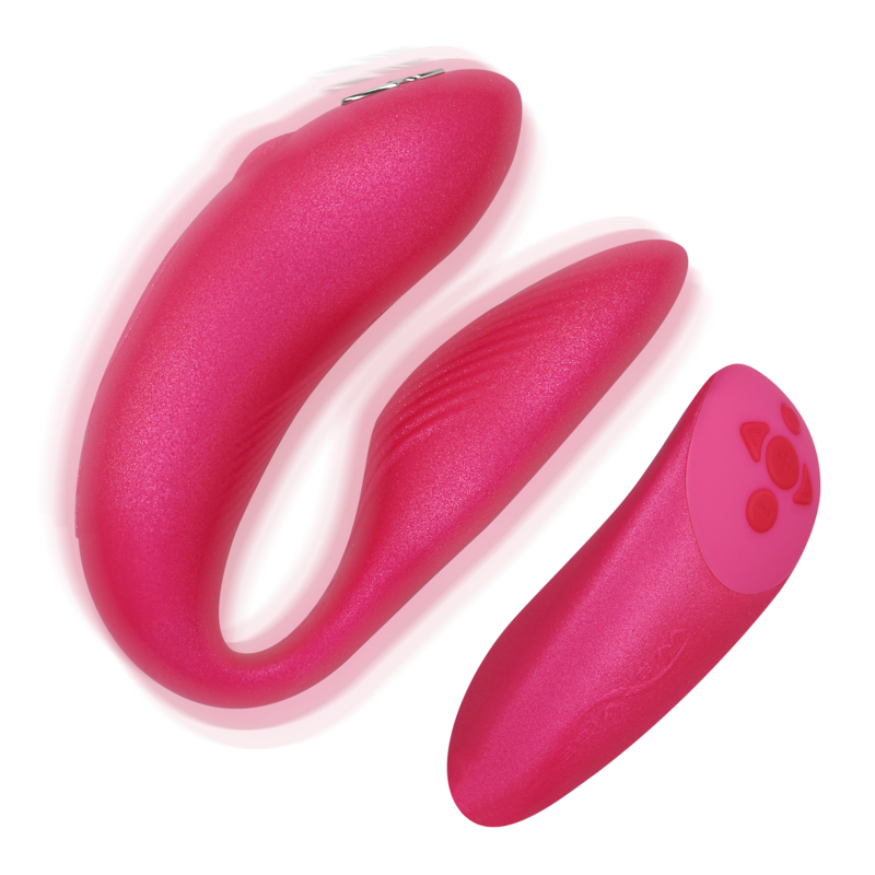 WE-VIBE - VIBRATORE CHORUS PER COPPIE CON CONTROLLO SQUEEZE ROSA