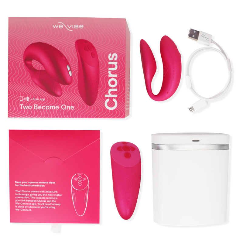 WE-VIBE - CHORUS VIBRATOR FÜR PAARE MIT SQUEEZE CONTROL ROSA