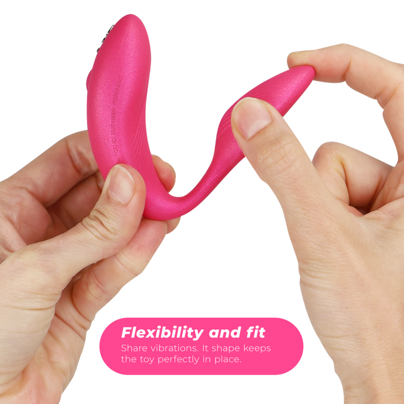 WE-VIBE - VIBRATORE CHORUS PER COPPIE CON CONTROLLO SQUEEZE ROSA