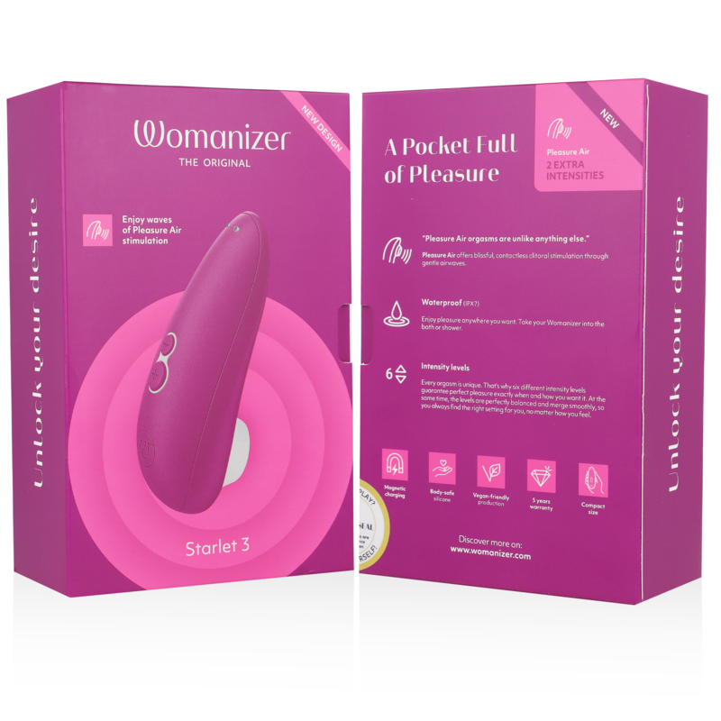 WOMANIZER - STARLET 3 KLITORASSTIMULATOR VIOLETT