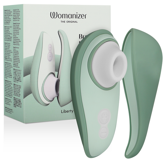 WOMANIZER - LIBERTY 2 KLITORIS-STIMULATOR &amp; SAUGER HELLGRÜN