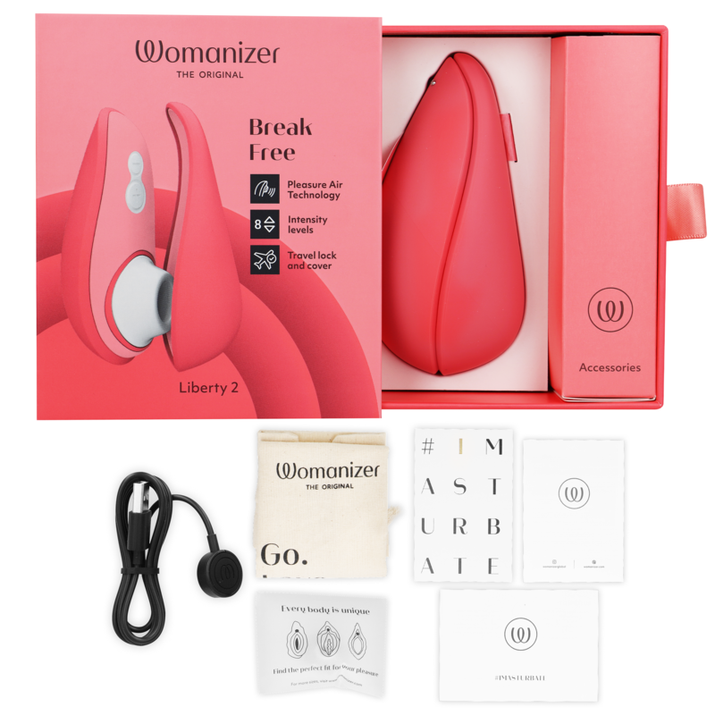 WOMANIZER - LIBERTY 2 KLITORIS-STIMULATOR &amp; SAUGER HELLGRÜN