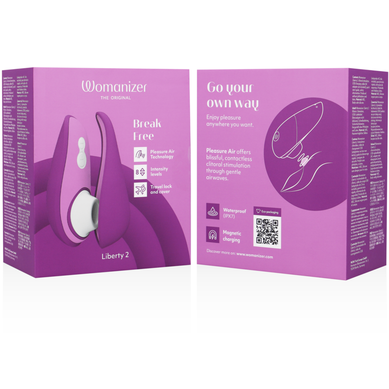 WOMANIZER - LIBERTY 2 KLITORIS-STIMULATOR &amp; SAUGER HELLGRÜN