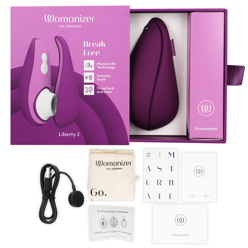 WOMANIZER - LIBERTY 2 KLITORIS-STIMULATOR &amp; SAUGER HELLGRÜN