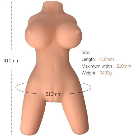 ARMONY - REALISTISCHES WEIBLICHES TORSO-MODELL 8