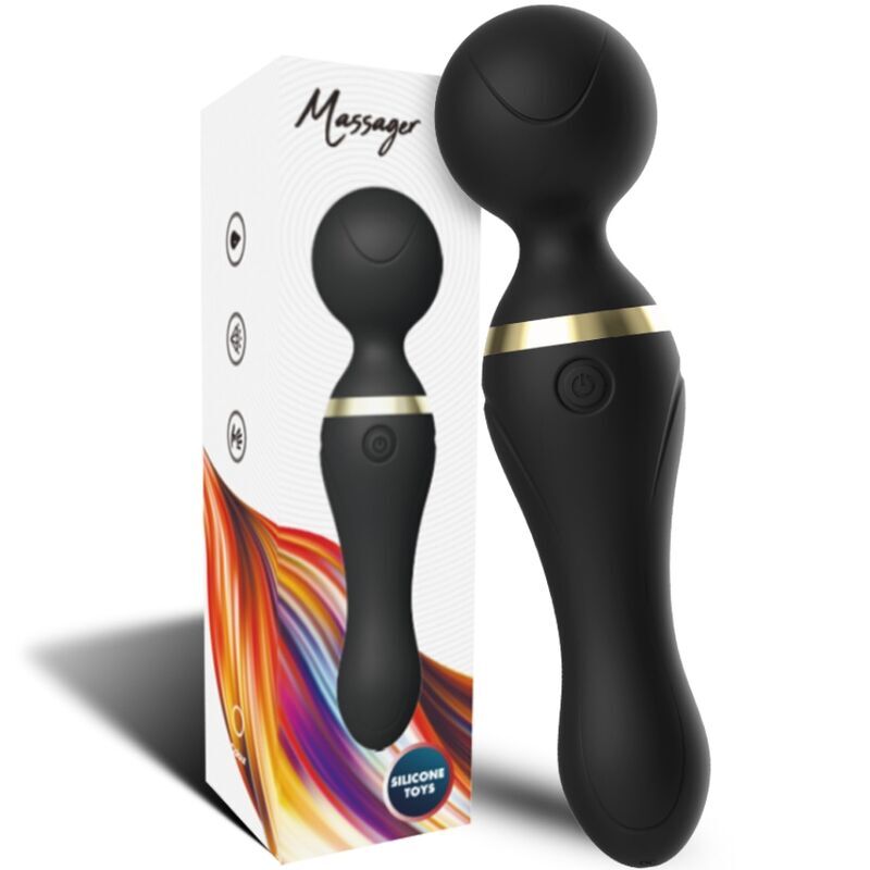 ARMONY - FREEZA MASSAGER &amp; VIBRATOR SUPER FLEXIBLER KOPF SCHWARZ