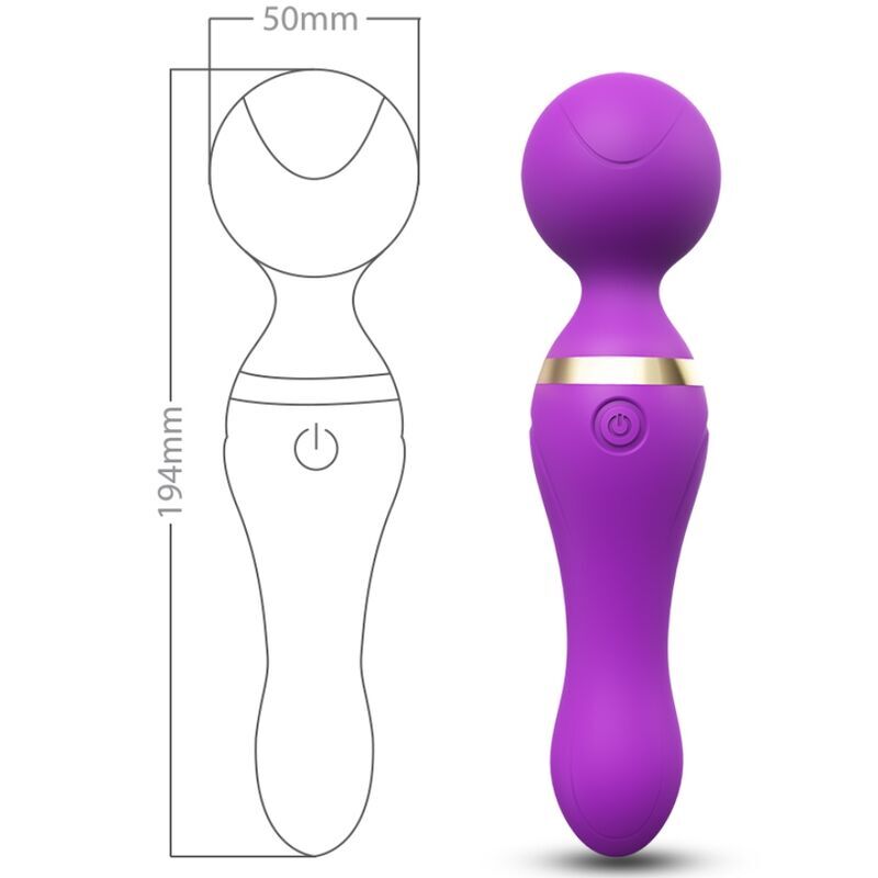 ARMONY - FREEZA MASSAGER &amp; VIBRATOR SUPER FLEXIBLER KOPF LILA