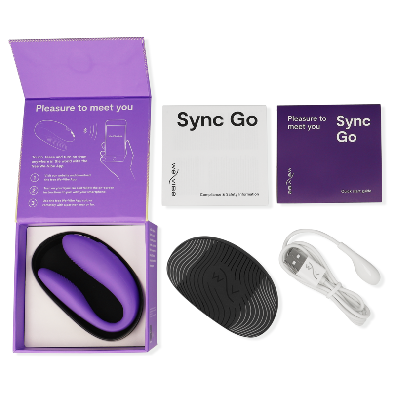 WE-VIBE - SYNC GO STIMOLATORE DOPPIO VIOLA
