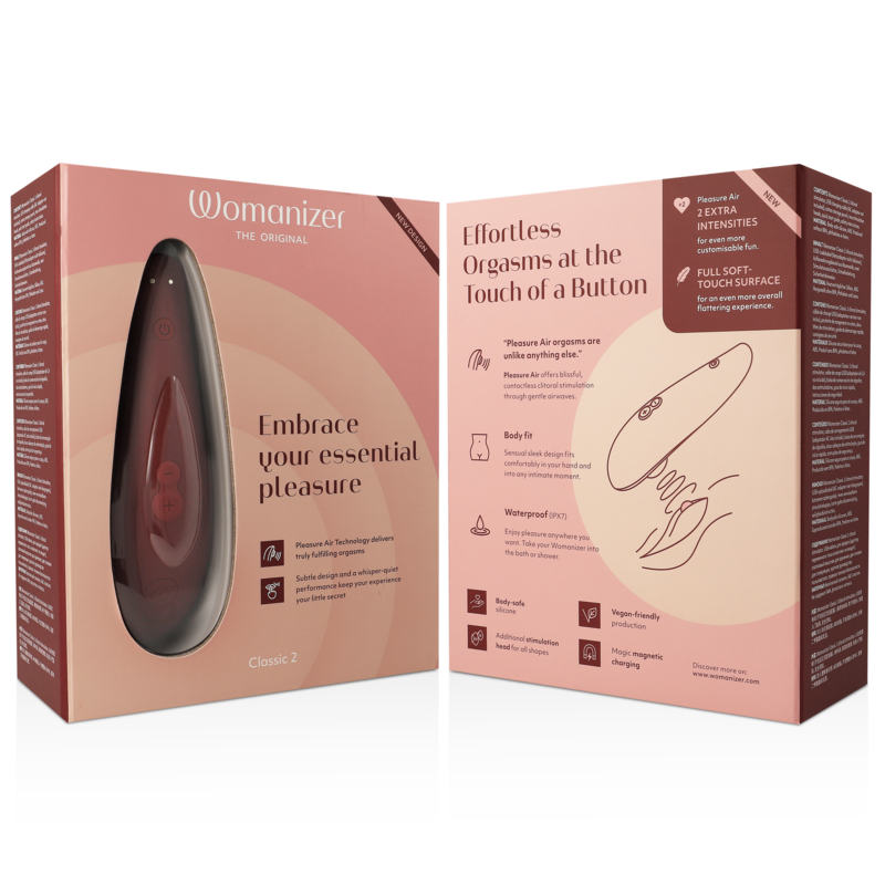 WOMANIZER - CLASSIC 2 STIMOLATORE CLITORIDEO BORDEAUX