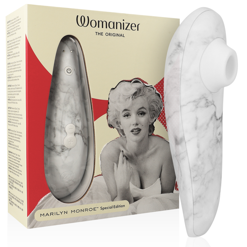 WOMANIZER - MARILYN MONROE CLASSIC 2 STIMOLATORE CLITORIDEO BIANCO MARMO