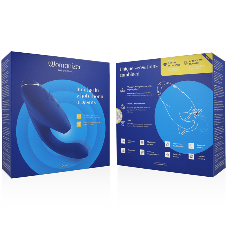 WOMANIZER - DUO 2 STIMULATOR BLUE