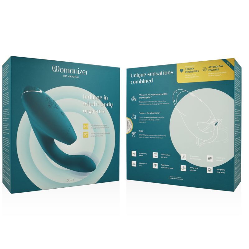 WOMANIZER - DUO 2 STIMOLATORE BLU BENZINA