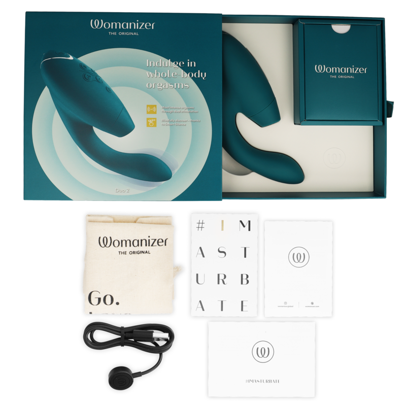 WOMANIZER - DUO 2 STIMOLATORE BLU BENZINA