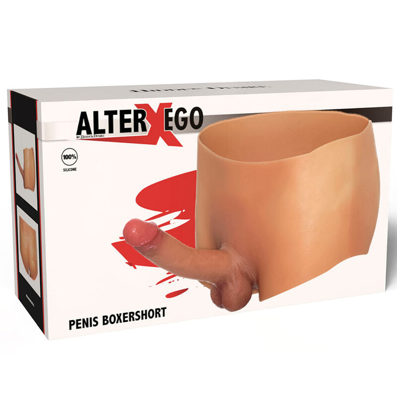 HIDDEN DESIRE – ALTER EGO BOXERSHOT MIT PENIS 18 CM GRÖSSE S/M
