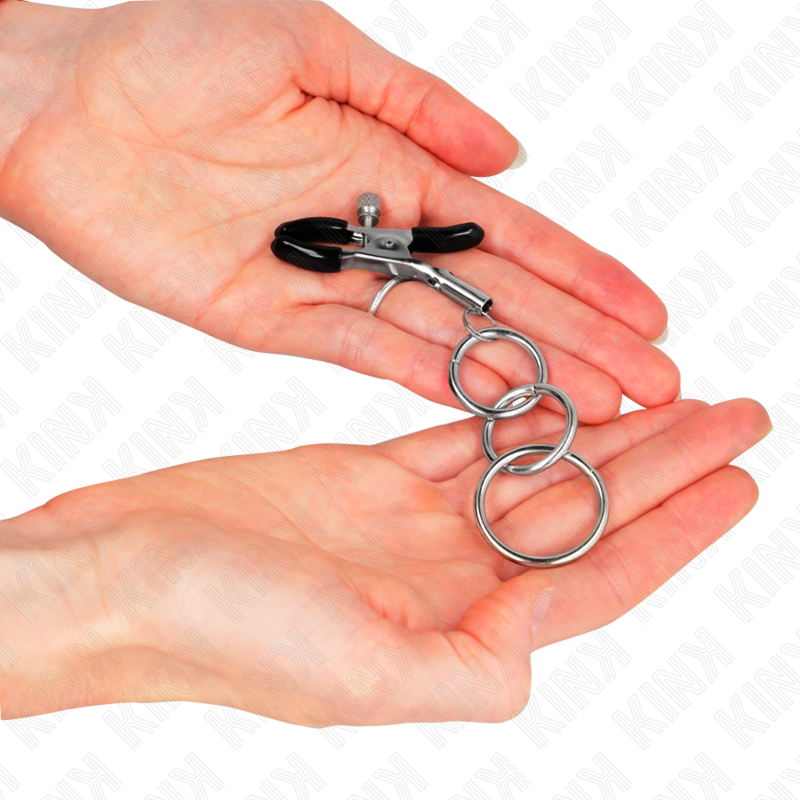 KINK - 3 O-RING NIPPLE CLAMP 6 CM