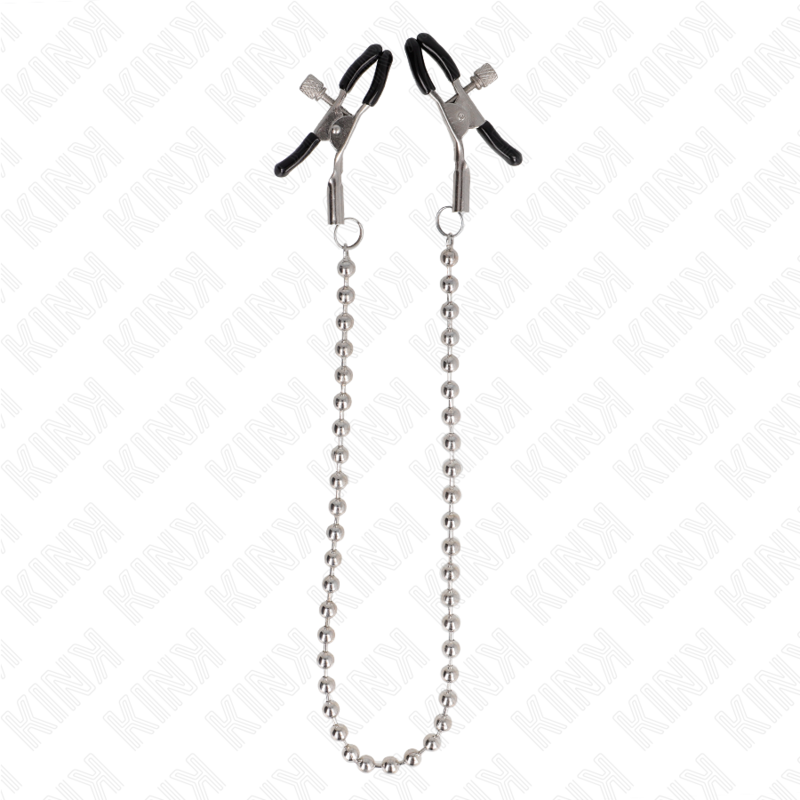KINK - MORSETTI PER CAPEZZOLI A CATENA PERLINE 30 CM
