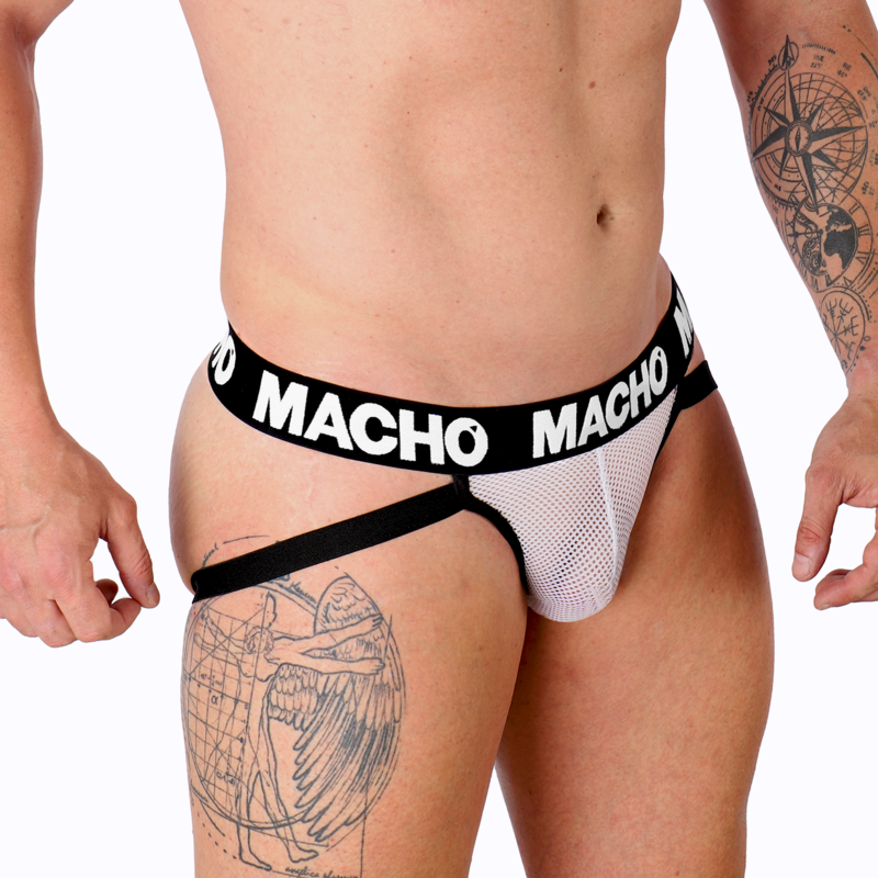 MACHO - MX26X1 JOCK GRIGLIA BIANCO S