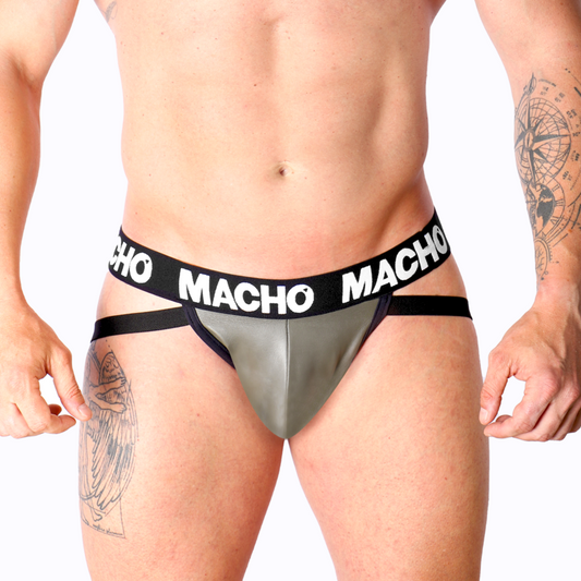 MACHO - MX27GR JOCK PELLE GRIGIO BEIGE S