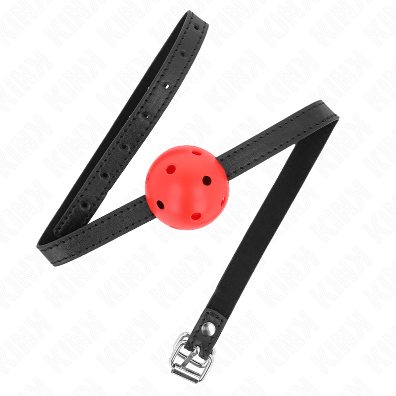 KINK - SIMPLICITY ROSSO TRASPIRANTE 4,5 CM BALL GAG 62 x 1,5 CM