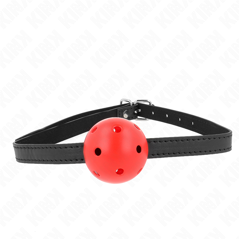 KINK - SIMPLICITY ROSSO TRASPIRANTE 4,5 CM BALL GAG 62 x 1,5 CM