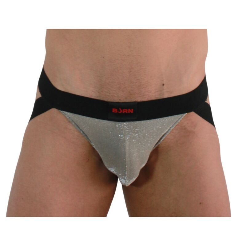 BURN - 001 JOCK GLÄNZEND BEIGE / SCHWARZ S