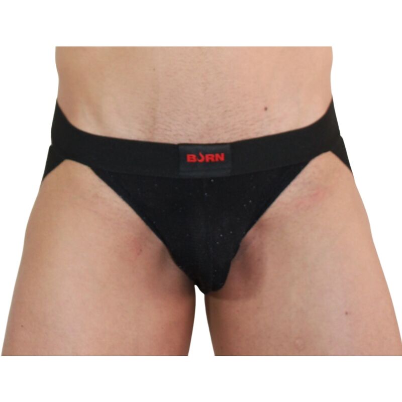 BURN - 003 JOCK SHINY BLACK S