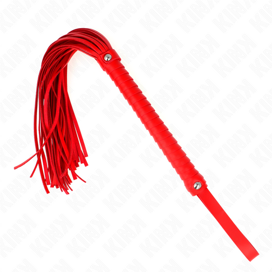 KINK - FRUSTA CON MANICO ROSSO TEXTURED 48,5 CM