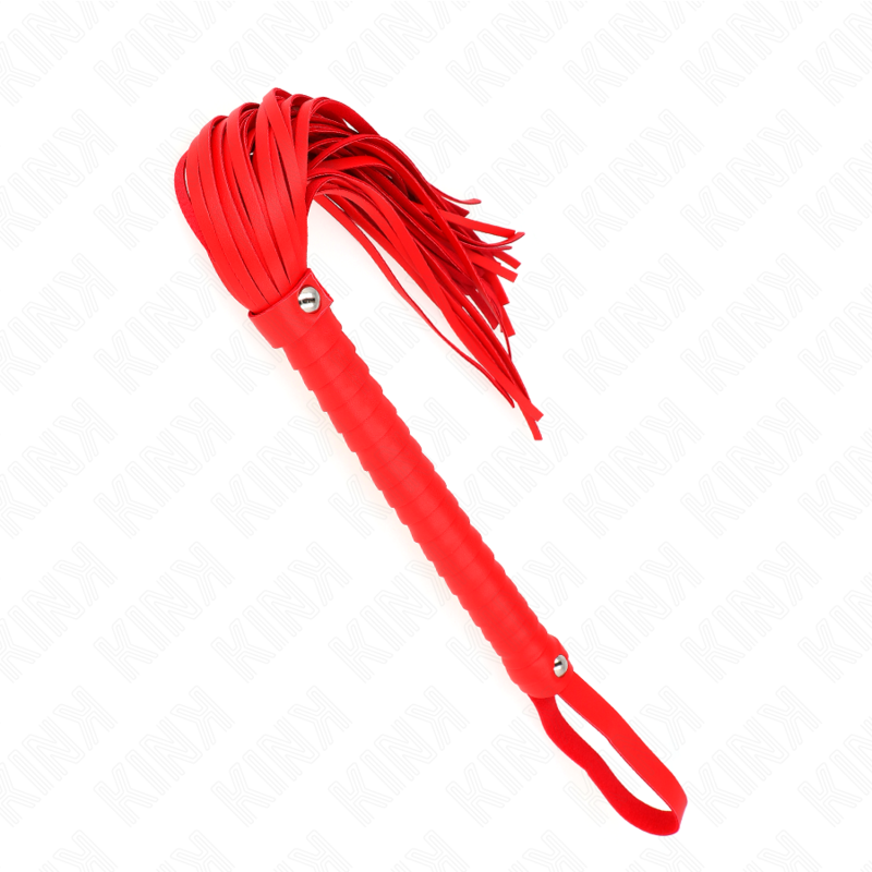 KINK - FRUSTA CON MANICO ROSSO TEXTURED 48,5 CM