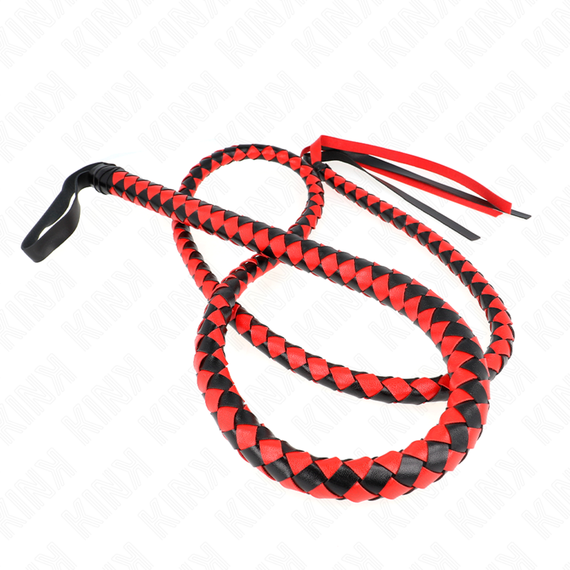 KINK - FRUSTA LUNGA ROSSA A SERPENTE 210 CM