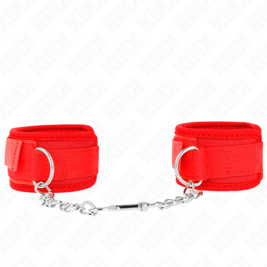 KINK - FASCE PER POLSI IN NEOPRENE ROSSE 42 X 5 CM