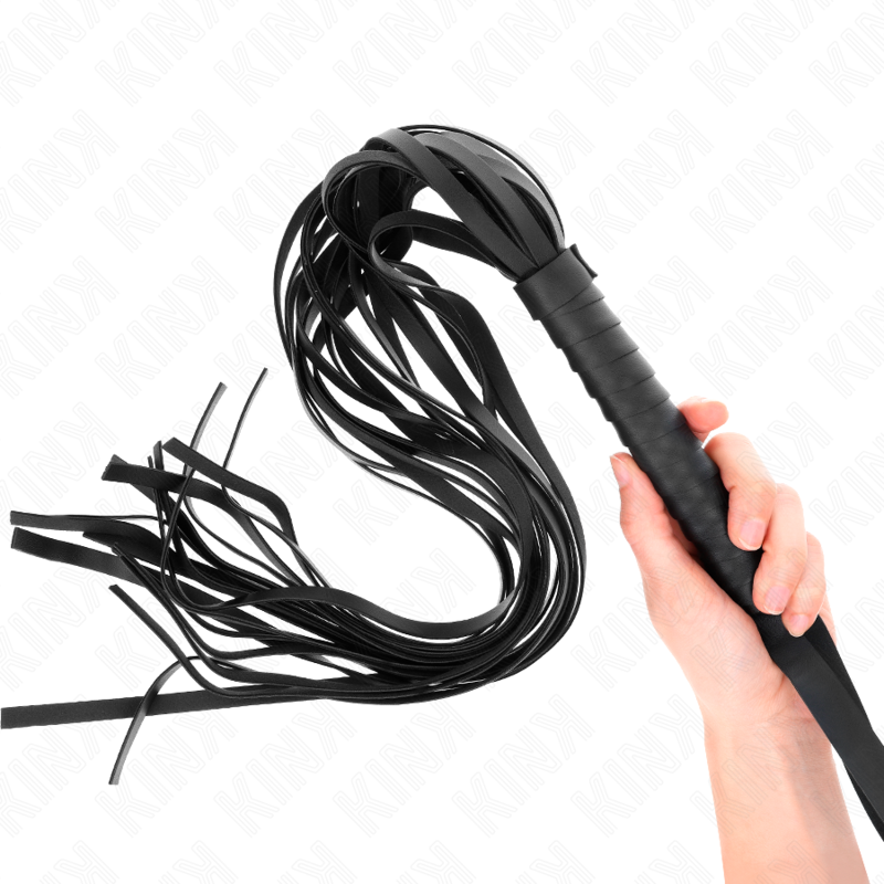 KINK - NEGRO SHORT HANDLE LONG TAIL WHIP 70 CM