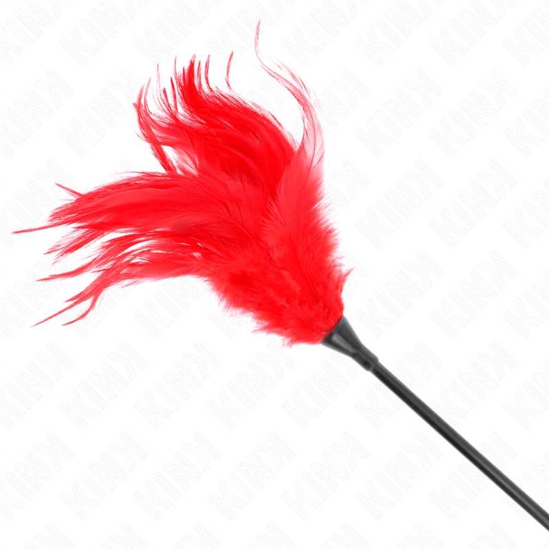 KINK - MULTIPLE RED TICKLE FEATHERS 45 CM