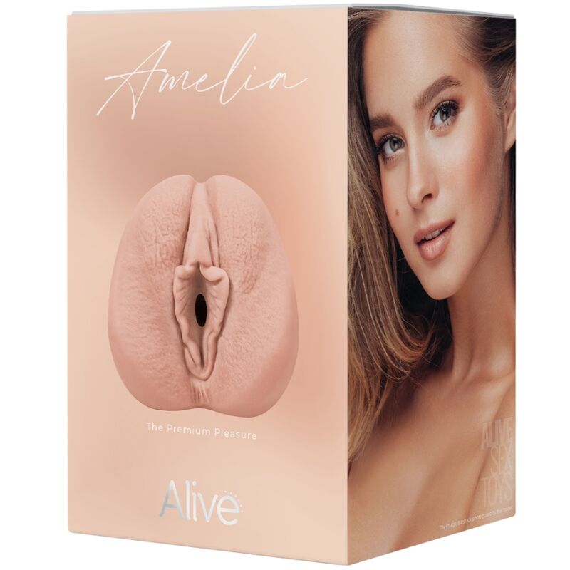 ALIVE - AMELIA MÄNNLICHER MASTURBADOR VAGINAL SUPER REALISTISCHES FLEISCH