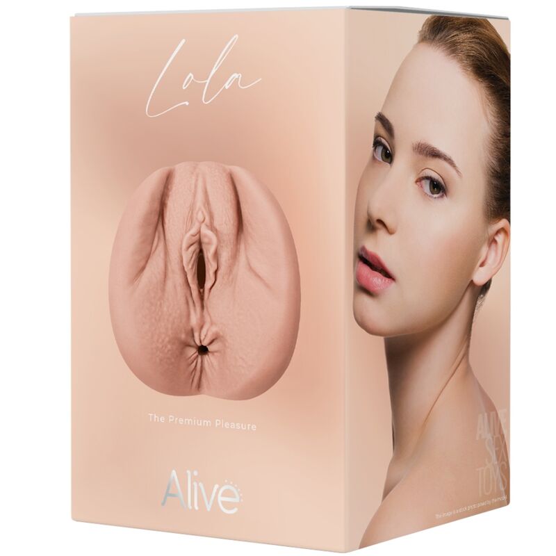 ALIVE - LOLA DOPPELTER MÄNNLICHER MASTURBADOR VAGINAL &amp; ANAL SUPER REALISTISCHES FLEISCH