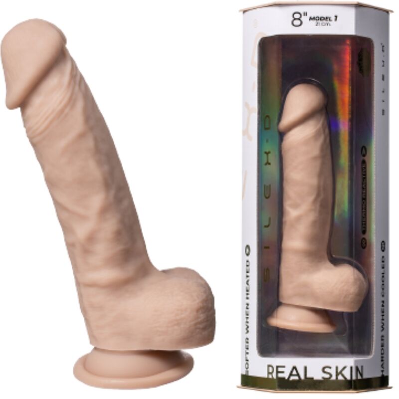 SILEXD - PENE REALISTICO SUPER REALISTICO IN PELLE TERMOREATTIVO 21 CM SILEXPAN PREMIUM FLESH