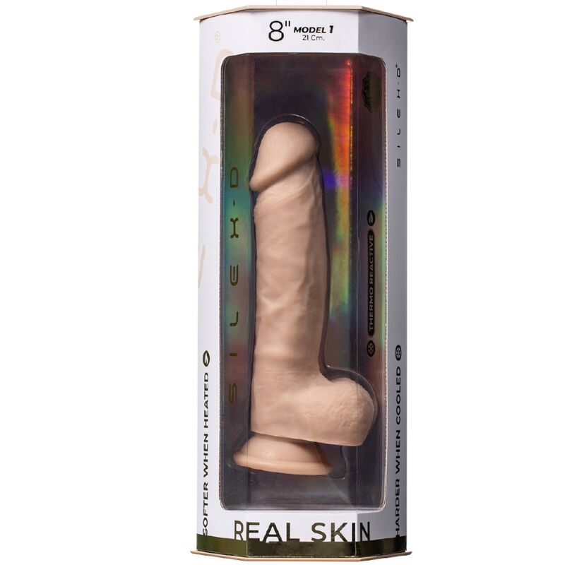 SILEXD - PENE REALISTICO SUPER REALISTICO IN PELLE TERMOREATTIVO 21 CM SILEXPAN PREMIUM FLESH